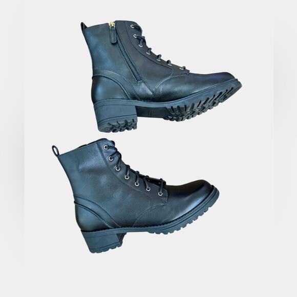 NWOT Cole Haan Black Camea Waterproof Combat Boots – Sz 9B - Picture 8 of 10